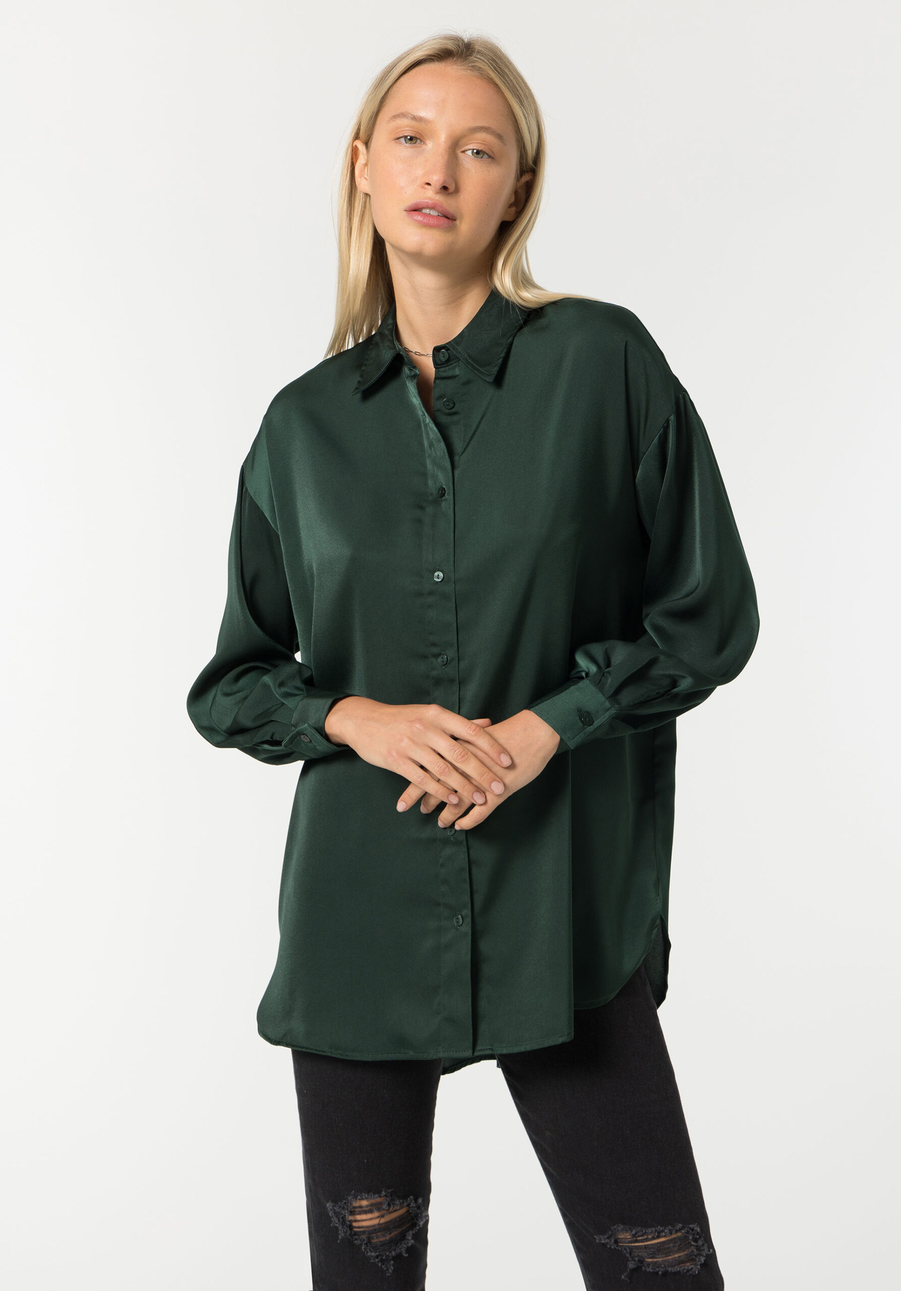 Camisa Fluida verde | K13 Makeover